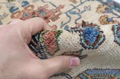 80 x 350 cm | Bidjar Runner Design Hand Knotted Veg Dye Wool Afghan Carpet