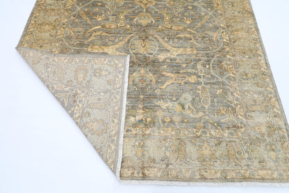 181 x 272 cm | Bidjar Afghan Tribal Hand Knotted Veg Dye Wool carpet