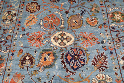 213 x 299 cm | Suzani Oriental Area Rug Afghan Hand Knotted Veg Dye Wool carpet