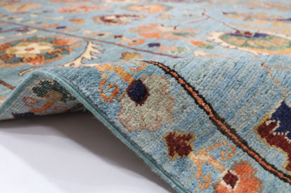 213 x 299 cm | Suzani Oriental Area Rug Afghan Hand Knotted Veg Dye Wool carpet
