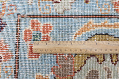213 x 299 cm | Suzani Oriental Area Rug Afghan Hand Knotted Veg Dye Wool carpet