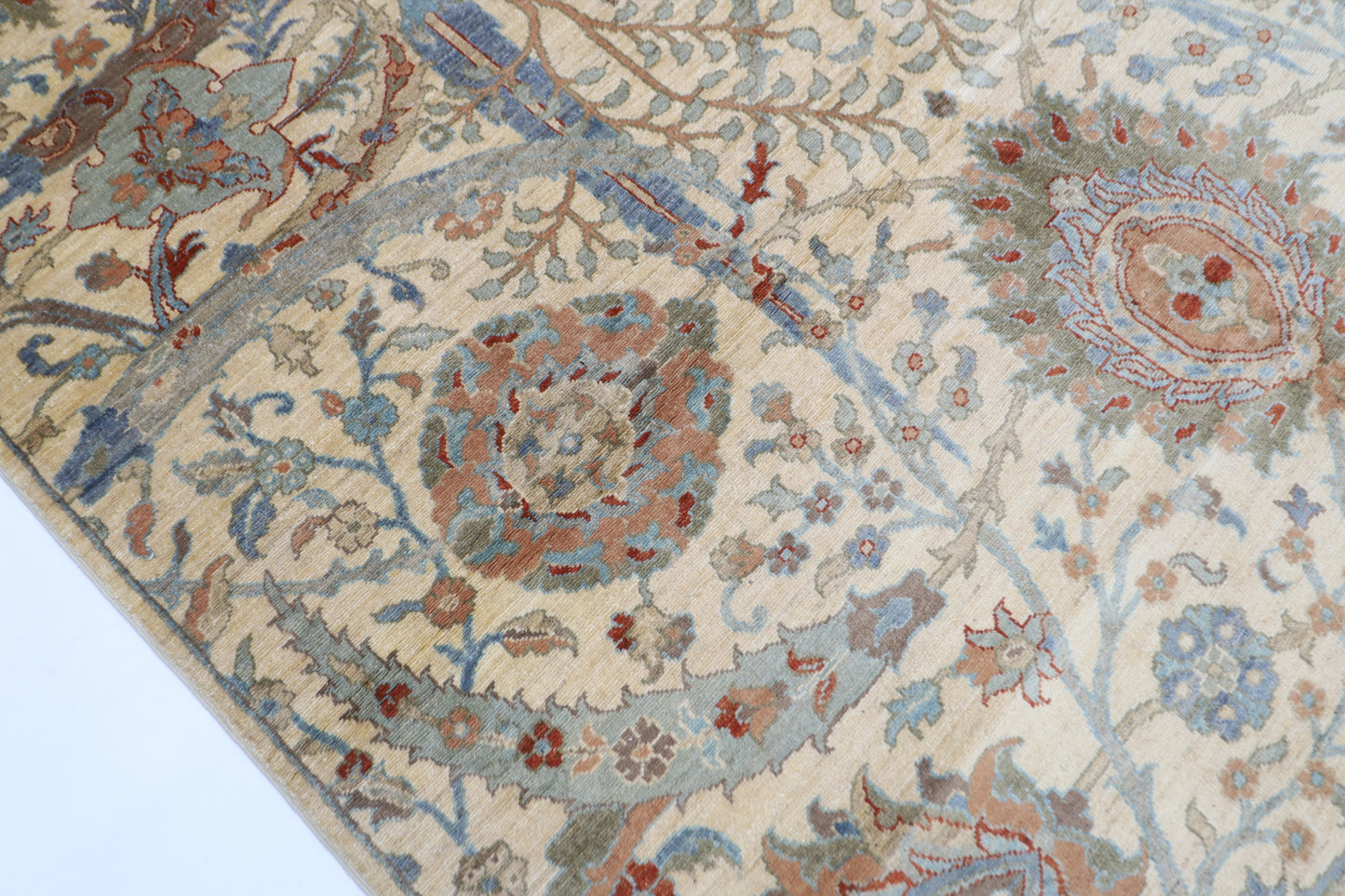 189 x 271 cm | Bidjar Beige  Oriental Area Rug Afghan Hand Knotted Veg Dye Wool carpet