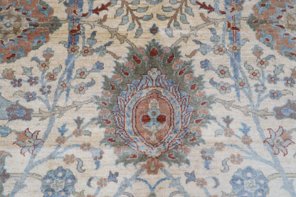 189 x 271 cm | Bidjar Beige  Oriental Area Rug Afghan Hand Knotted Veg Dye Wool carpet