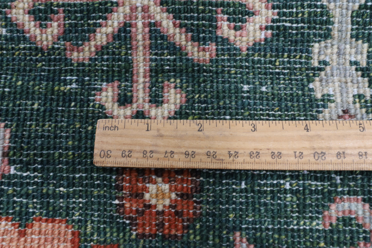 82 x 300 cm | Floral Runner Design Hand Knotted Veg Dye Wool Afghan Carpet