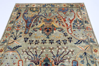 169 x 237 cm | Kawros Oriental Area Rug Afghan Hand Knotted Veg Dye Wool carpet