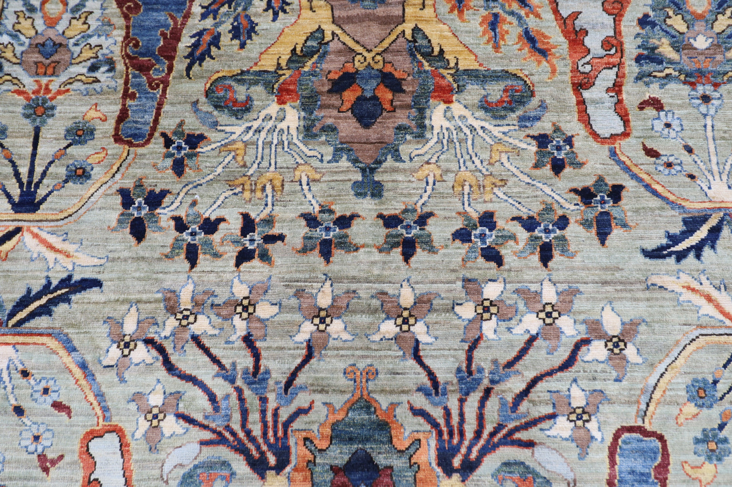 169 x 237 cm | Kawros Oriental Area Rug Afghan Hand Knotted Veg Dye Wool carpet