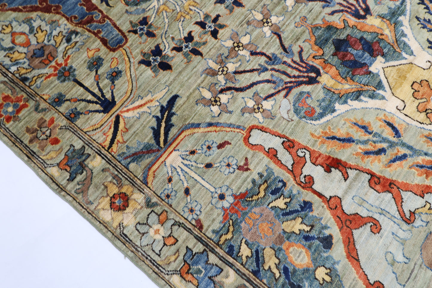 169 x 237 cm | Kawros Oriental Area Rug Afghan Hand Knotted Veg Dye Wool carpet