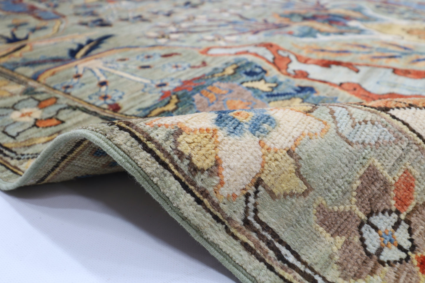 169 x 237 cm | Kawros Oriental Area Rug Afghan Hand Knotted Veg Dye Wool carpet