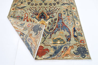 169 x 237 cm | Kawros Oriental Area Rug Afghan Hand Knotted Veg Dye Wool carpet