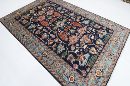 200 x 303 cm | Oriental Afghan Tribal Hand Knotted Veg Dye Wool carpet