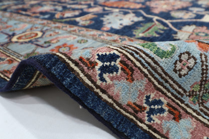 200 x 303 cm | Oriental Afghan Tribal Hand Knotted Veg Dye Wool carpet