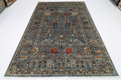 200 x 293 cm | Sultani Afghan Tribal Hand Knotted Veg Dye Wool carpet