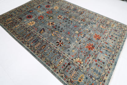 200 x 293 cm | Sultani Afghan Tribal Hand Knotted Veg Dye Wool carpet
