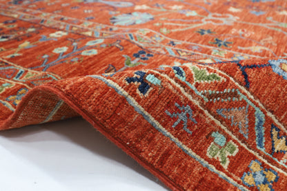 203 x 299 cm | Sultani Oriental Area Rug Afghan Hand Knotted Veg Dye Wool carpet