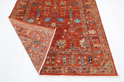 203 x 299 cm | Sultani Oriental Area Rug Afghan Hand Knotted Veg Dye Wool carpet