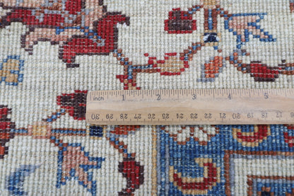 200 x 293 cm | Geometric Oriental Area Rug Afghan Hand Knotted Veg Dye Wool carpet