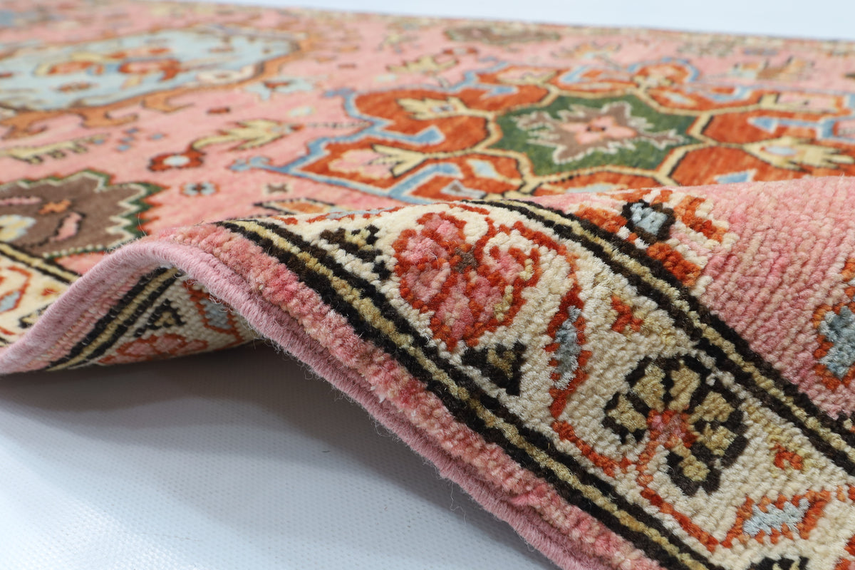 77 x 246 cm | Waziri Runner Design Hand Knotted Veg Dye Wool Afghan Carpet