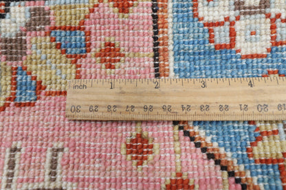 77 x 246 cm | Waziri Runner Design Hand Knotted Veg Dye Wool Afghan Carpet