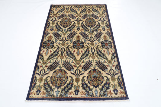 121 x 185 cm | Suzani Oriental Area Rug Afghan Hand Knotted Veg Dye Wool carpet