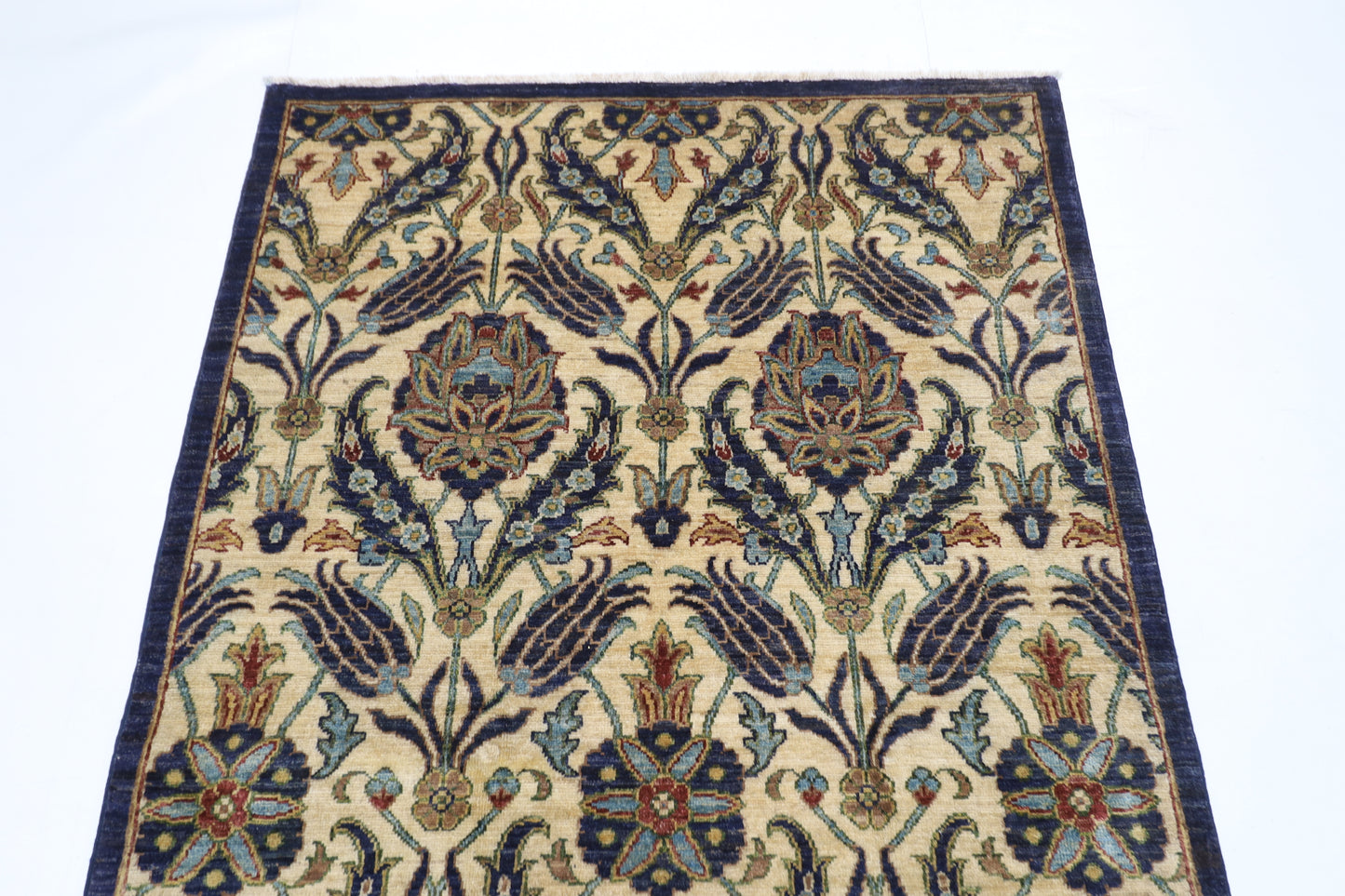 121 x 185 cm | Suzani Oriental Area Rug Afghan Hand Knotted Veg Dye Wool carpet