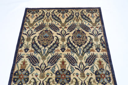 121 x 185 cm | Suzani Oriental Area Rug Afghan Hand Knotted Veg Dye Wool carpet