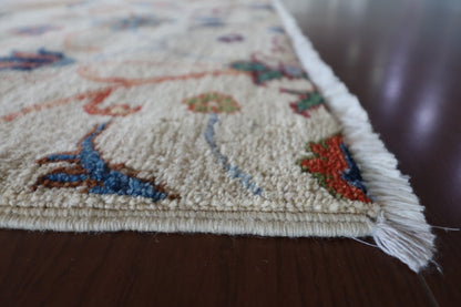 418 x 696 cm | Large Sultani Design Hand Knotted Wool Afghan Carpet