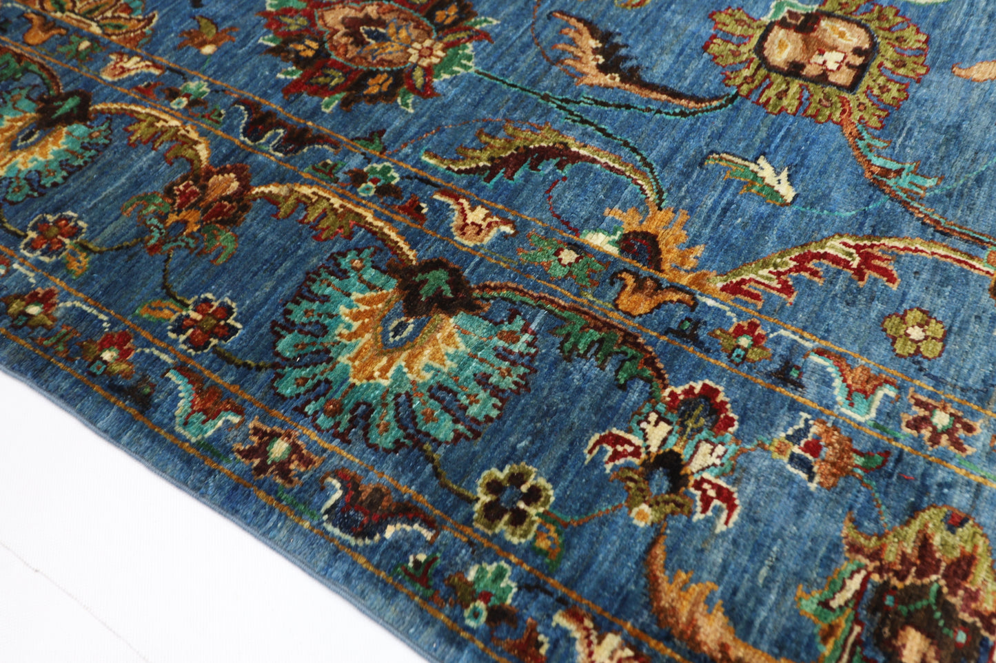 154 x 209 cm | Sultani Afghan Tribal Hand Knotted Veg Dye Wool carpet