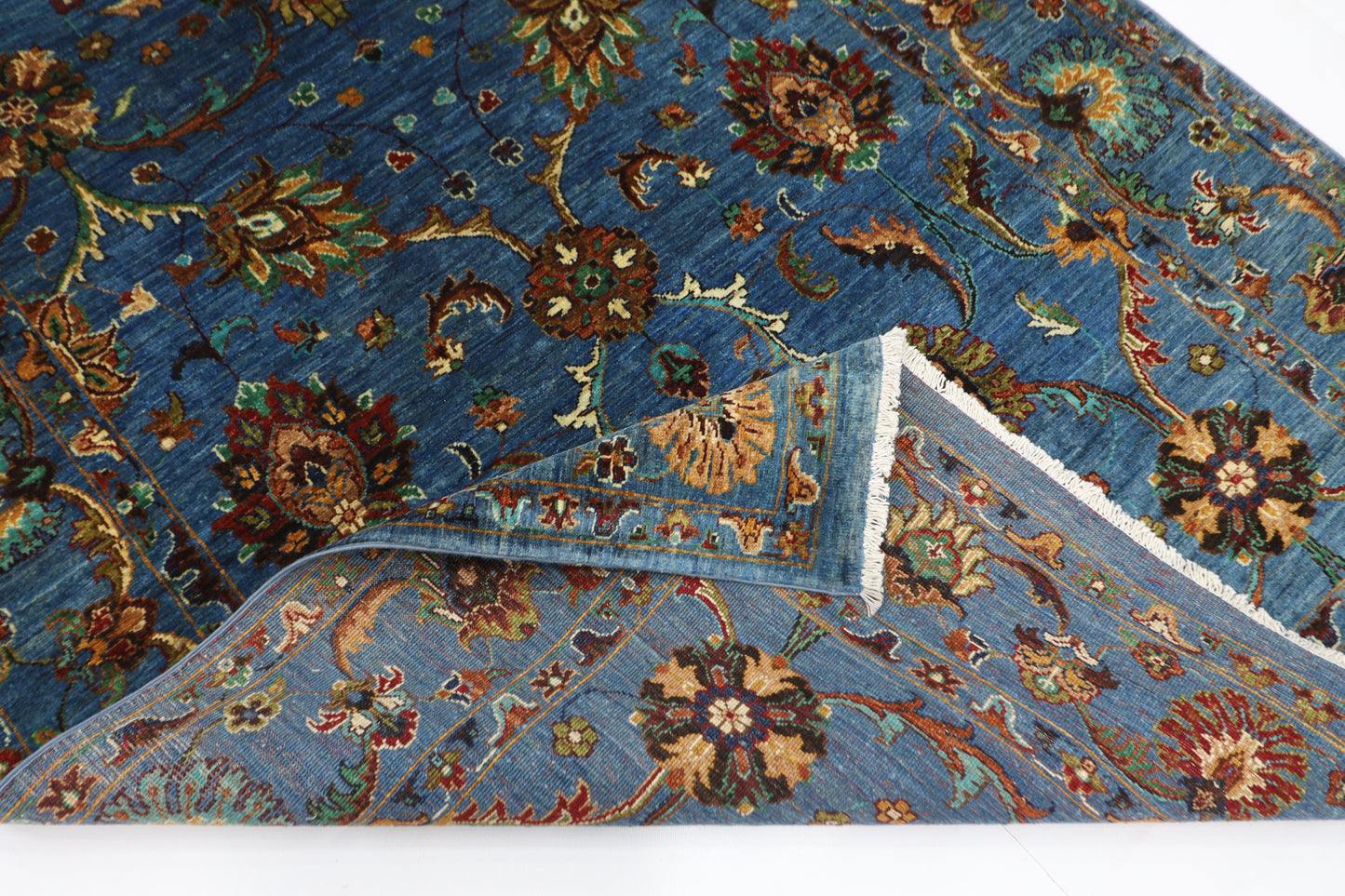 154 x 209 cm | Sultani Afghan Tribal Hand Knotted Veg Dye Wool carpet