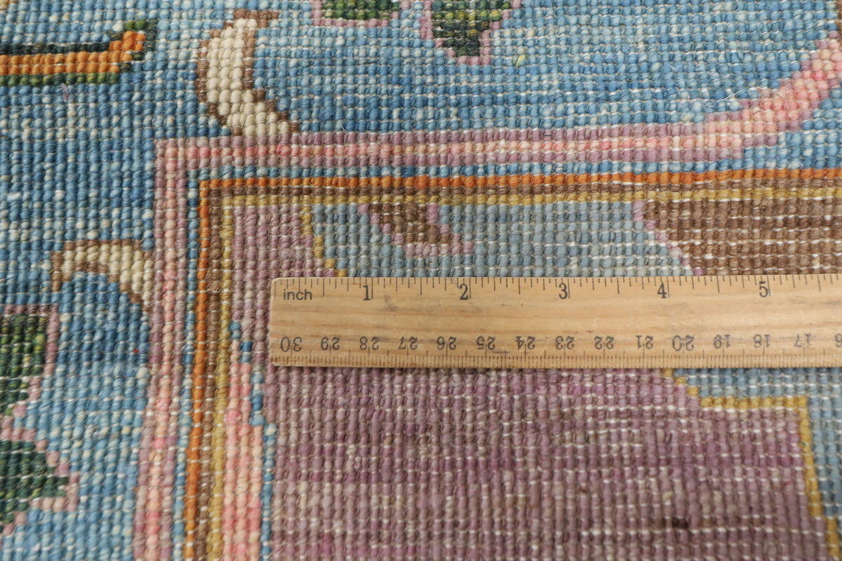 245 x 301 cm | Alfombra afgana de lana teñida con vegetales anudada a mano diseño Kawros