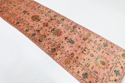 245 x 301 cm | Alfombra afgana de lana teñida con vegetales anudada a mano diseño Kawros