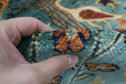 124 x 179 cm | Birds Afghan Tribal Hand Knotted Veg Dye Wool carpet