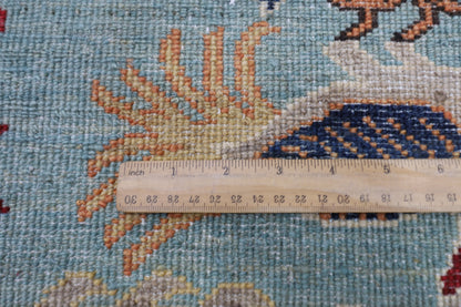 124 x 179 cm | Birds Afghan Tribal Hand Knotted Veg Dye Wool carpet