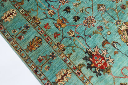 151 x 195 cm | Sultani Oriental Area Rug Afghan Hand Knotted Veg Dye Wool carpet