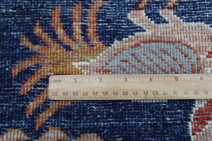 116 x 175 cm | Birds Afghan Tribal Hand Knotted Veg Dye Wool carpet