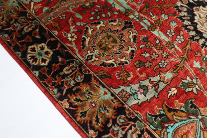 184 x 274 cm | Sickle Leaf Afghan Tribal Hand Knotted Veg Dye Wool carpet