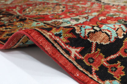 184 x 274 cm | Sickle Leaf Afghan Tribal Hand Knotted Veg Dye Wool carpet
