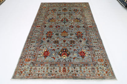 170 x 241 cm | Sultani Afghan Tribal Hand Knotted Veg Dye Wool carpet