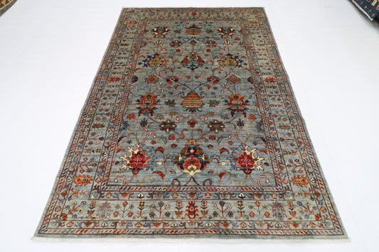 170 x 241 cm | Sultani Afghan Tribal Hand Knotted Veg Dye Wool carpet