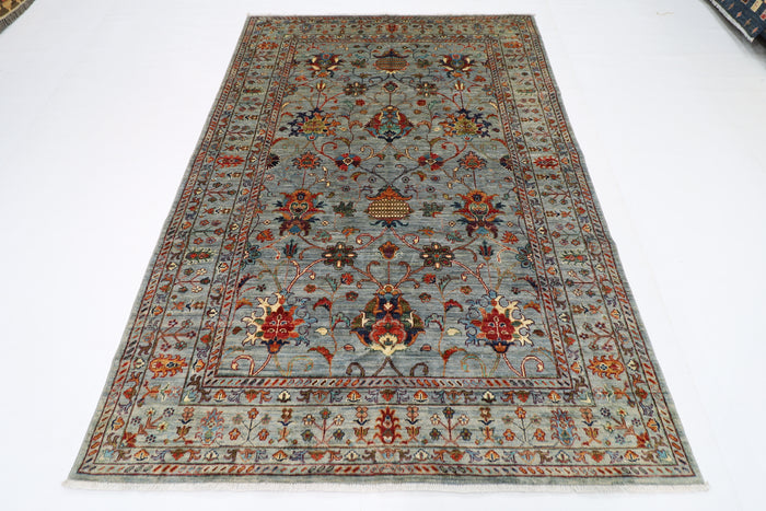 170 x 241 cm | Sultani Afghan Tribal Hand Knotted Veg Dye Wool carpet