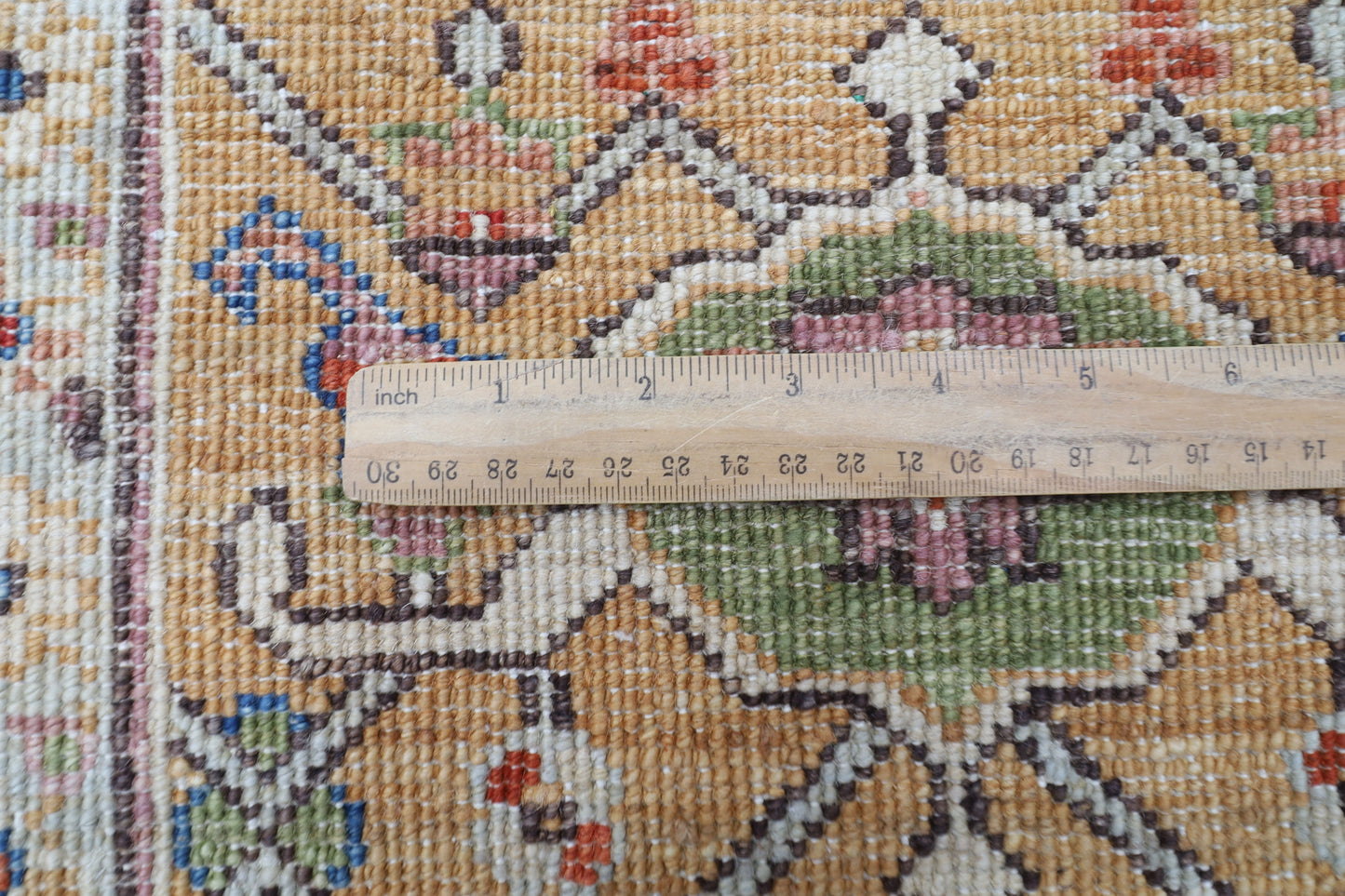 183 x 277 cm | Floral Oriental Area Rug Afghan Hand Knotted Veg Dye Wool carpet