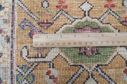 183 x 277 cm | Floral Oriental Area Rug Afghan Hand Knotted Veg Dye Wool carpet