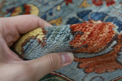 166 x 241 cm | Suzani Afghan Tribal Hand Knotted Veg Dye Wool carpet