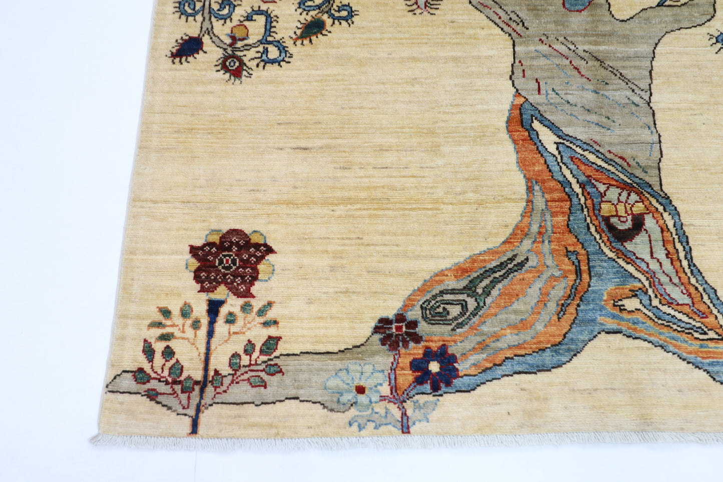 154 x 202 cm | Gabbeh Afghan Tribal Hand Knotted Veg Dye Wool carpet