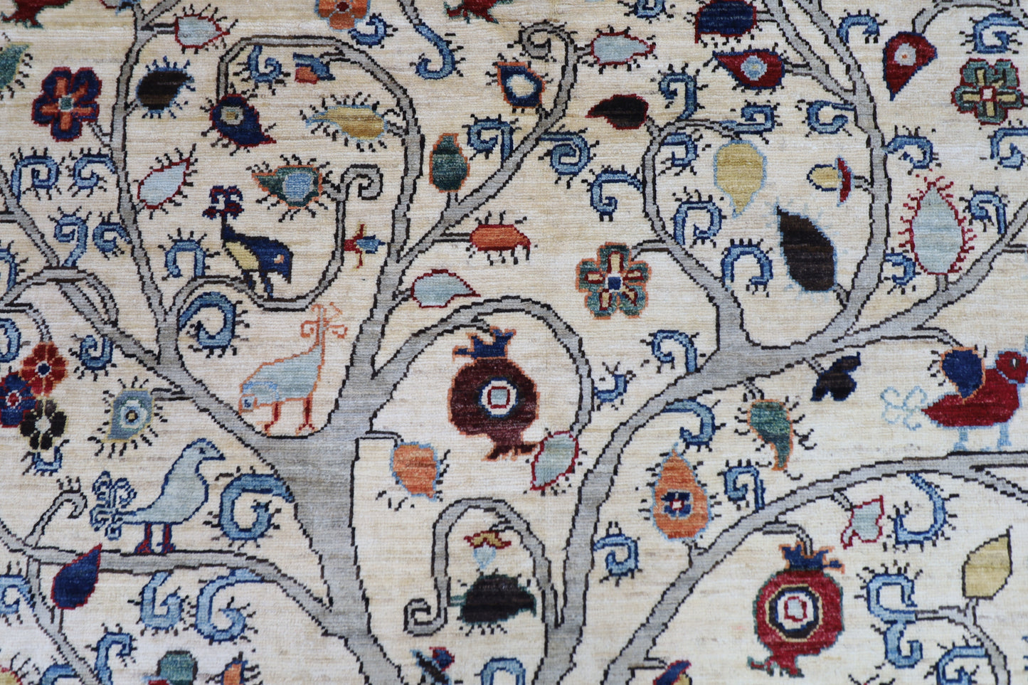154 x 202 cm | Gabbeh Afghan Tribal Hand Knotted Veg Dye Wool carpet