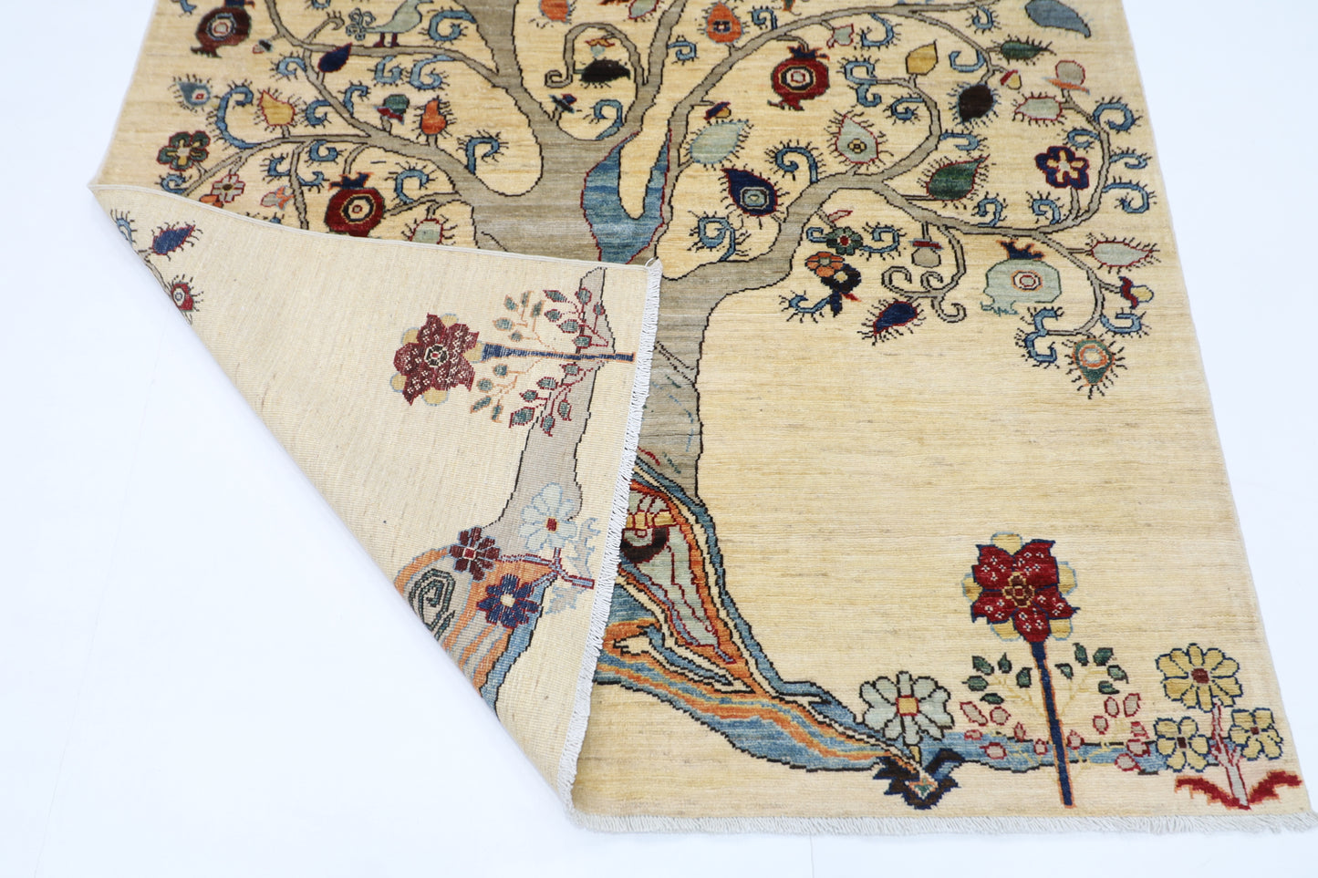 154 x 202 cm | Gabbeh Afghan Tribal Hand Knotted Veg Dye Wool carpet