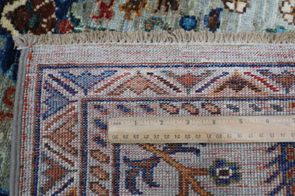 151 x 195 cm | Sultani Afghan Tribal Hand Knotted Veg Dye Wool carpet
