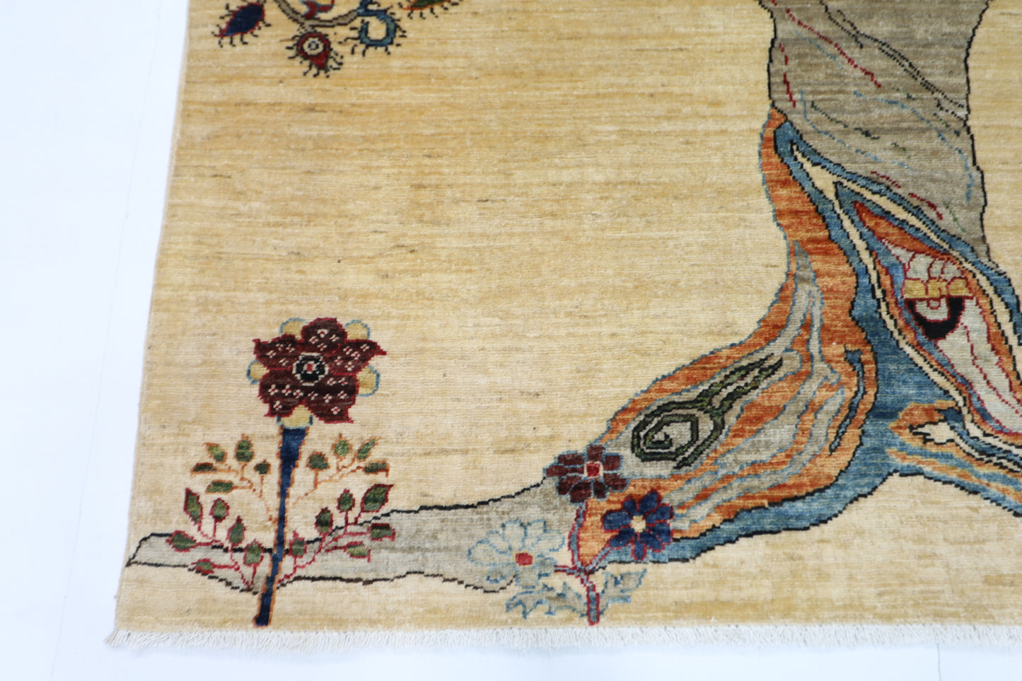 156 x 195 cm | Gabbeh Afghan Tribal Hand Knotted Veg Dye Wool carpet