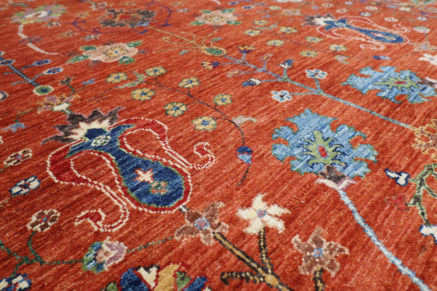 203 x 299 cm | Sultani Oriental Area Rug Afghan Hand Knotted Veg Dye Wool carpet