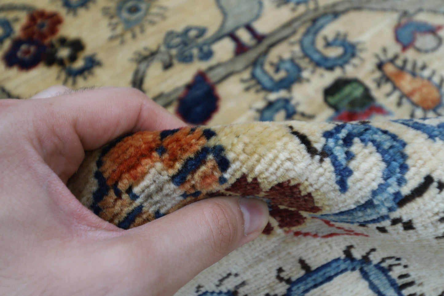 156 x 195 cm | Gabbeh Afghan Tribal Hand Knotted Veg Dye Wool carpet