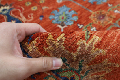 203 x 299 cm | Sultani Oriental Area Rug Afghan Hand Knotted Veg Dye Wool carpet